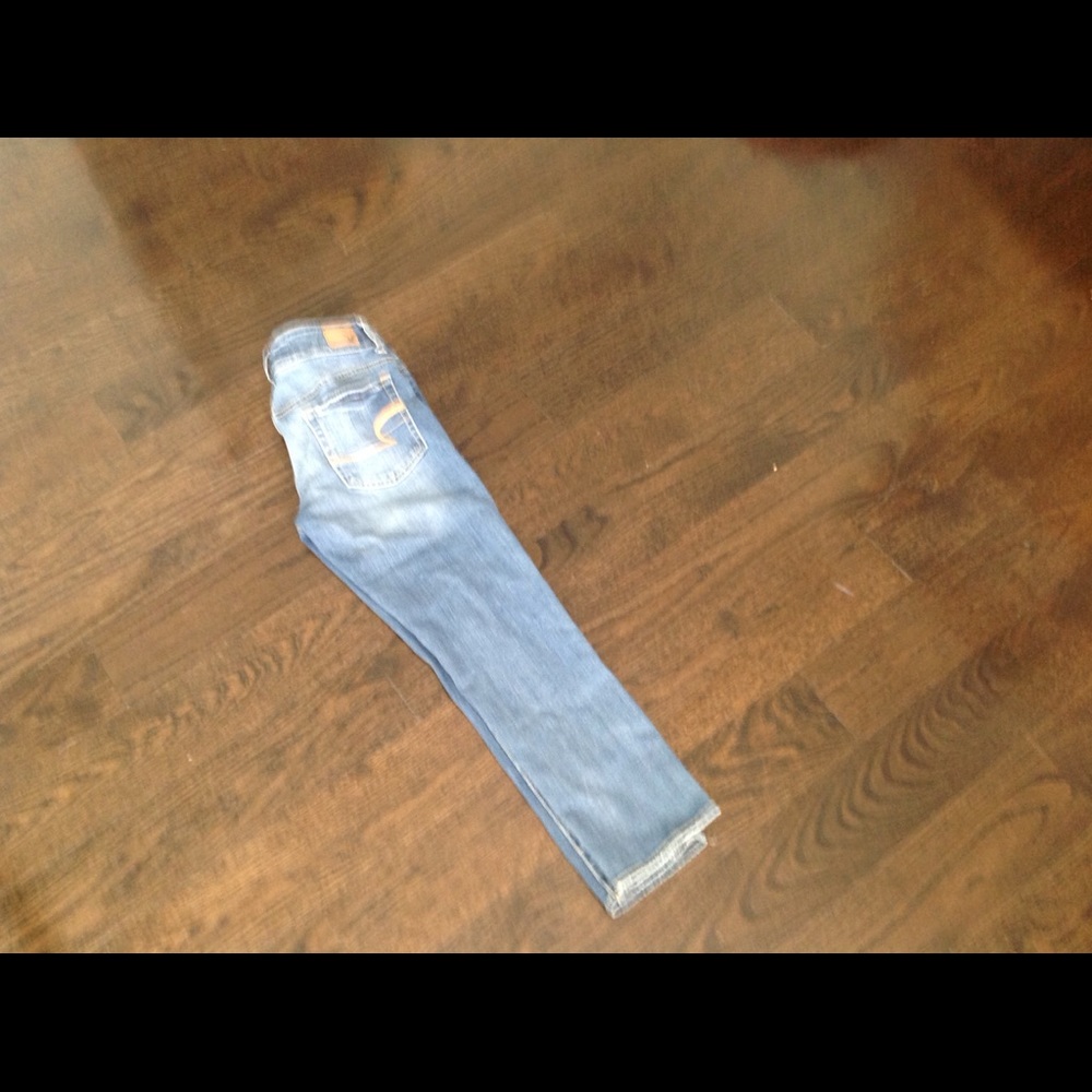 American eagle crop Jean